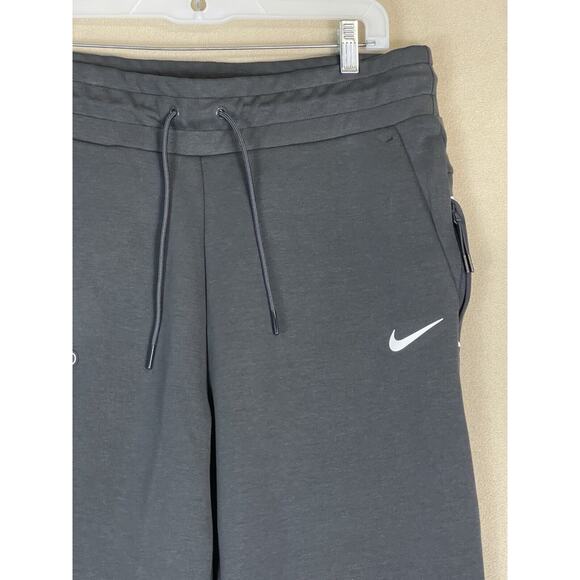 Nike Pants Womens Large Gray Tech Fleece Tapered Jogger Sweatpants SL NBA Logo - Picture 7 of 13